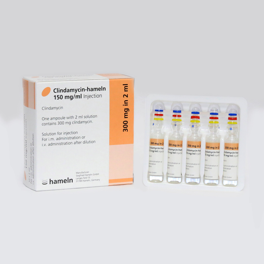 CLINDAMYCIN-HAMELN INJECTION 300MG/2ML (10X2ML) – Zyfas Pharma