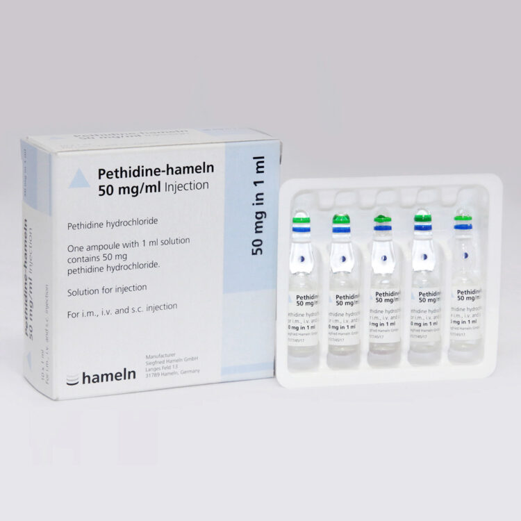 PETHIDINE-HAMELN INJECTION 50MG/1ML (1X1ML) – Zyfas Pharma